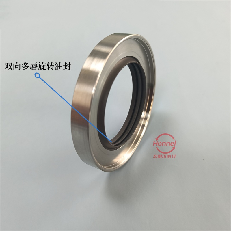 多唇双向旋转密封
